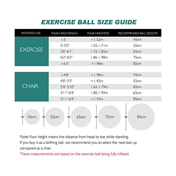 TOPLUS-Exercise-Ball-Gym-Ball-Supports-2200lbs-Yoga-Ball-Anti-Burst-Extra-Thick-Swiss-Ball-with-Quick-Pump-Birthing-Ball-for-Yoga-Pilates-Fitness-Pregnancy-Labour TOPLUS Exercise Ball, Gym Ball Supports 2200lbs Yoga Ball Anti-Burst & Extra Thick, Swiss Ball with Quick Pump Birthing…