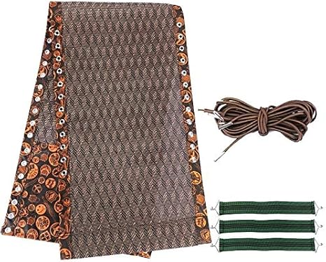 Black Zero Gravity Chair Replacement Fabric With Bungee Cord Kit Anti Gravity Lounge Chair Cloth With Laces Repair Set Folding Recliners Mesh Parts For Outdoor Camping Patio Lawn Yard Pool Chairs Patio