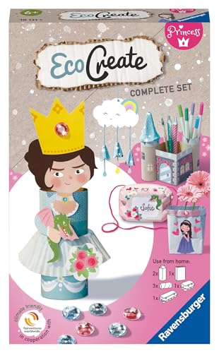 Ravensburger EcoCreate 18131 Princess DIY Craft Set for Children from 6 Years