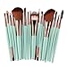 18 pcs/set Makeup Brush Set tools,Matoen Make-up Toiletry Kit Make Up Brush Set (Green)