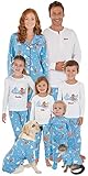 PajamaGram Flannel Gingerbread Fun Matching Family Pajama Set