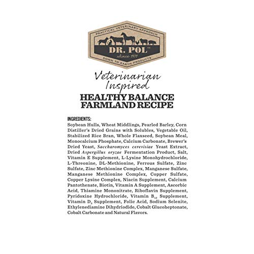 Dr. Pol's Healthy Balance Farmland Recipe Horse Feed (40 lb) - Thumbnail 3