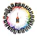 Arrtx-24 Assorted Colors 3D Fabric Paint for Fabric,Canvas,Wood,Ceramic,Glass with a Fine-Point Tip for Precise Application-Non Toxic Permanent Value Pack