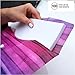 Filing Envelopes Poly Envelope Folder with Snap Button – Extra Durable – Set of 12 Plastic File Folders in Unique Designs