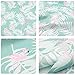 Hanjunzhao Cute Animal Flamingo Fat Quarters Fabric Bundles 18 x 22 inch for Quilting Sewing Crafting
