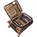 Caribbean Joe 20 Inch 8 Wheel Spinner Carry-On, Chocolate Brown, One Size