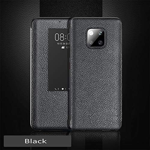 BELLA BEAR Case for Huawei Mate 20 Pro,Smart View Flip Cover for Huawei Mate 20 Pro(Black)