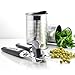 Can Opener - Premium Quality - Built in Bottle Opener - Heavy Duty Stainless Steel Blades, Easy Turn Knob and Ergonomic Handles