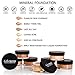 Bellaterra Cosmetics Mineral Powder Foundation | Long-Lasting All-Day Wear | Buildable Sheer to Full Coverage – Matte | Sensitive Skin Approved | Natural SPF 15 (Latte) 9 grams