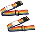NKTM Adjustable Luggage Straps Suitcase Belts Travel Bag Accessories 2 Pack