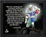 Emmitt Smith Dallas Cowboys NFL Pro Quotes Framed 8x10 Photo #2
