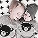 2016 Newborn Baby Girls Boy Bear Romper Playsuit Outfits Cotton Clothes 0-24M (18-24 Months, Gray)