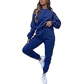 KANSOON Sweatsuits for Women Set 2 Piece Jogging Suit Long Sleeve Pullover Sweatshirts Sweatpants Tracksuit Casual Outfits