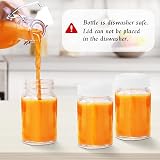 Showvigor 8pcs 2oz Glass Bottles with Lids Labels Reusable Travel Jars view 4