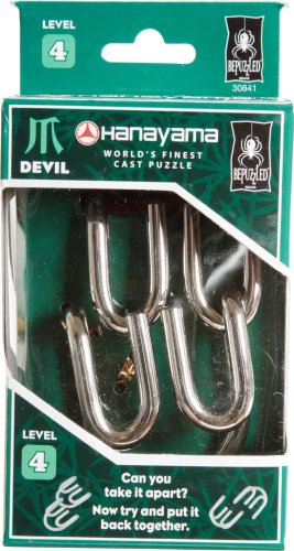 DEVIL Hanayama Cast Metal Brain Teaser Puzzle (Level 4)