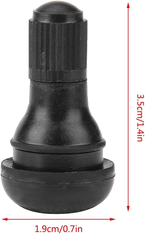 100 Pezzi Valvole Per Pneumatici Tubeless SANON – Stelo Corto In Gomma E Lega, Modelli TR412, TR413, TR414, Per Auto E Moto