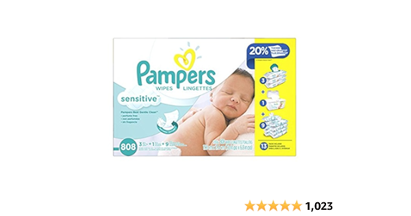 walmart pampers wipes 720