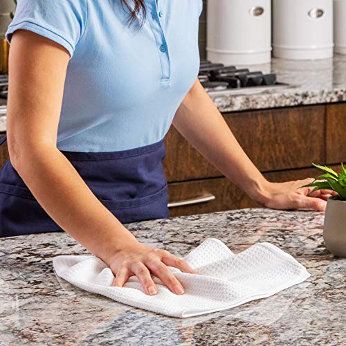 Kitchen Towels Microfiber Waffle Weave Towels 16 x 24 in. (6 Pack