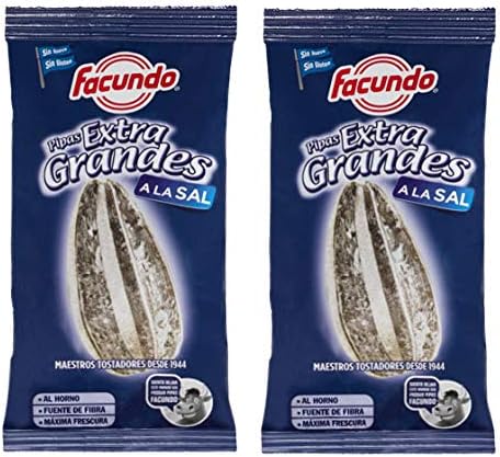 Facundo Sunflower Seeds (Pipas Extra Grandes a la Sal) 2 x 90g