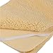 MABIS Synthetic Sheepskin Mattress Pad, Sheepskin Mattress Topper, Washable Sheepskin Bed Pad With Elastic Strap, Made in USA, 36 x 80 Inches, Beige
