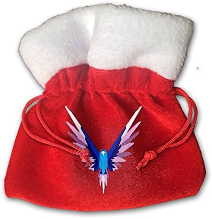 Logan Paul Parrot Bird Santa Clause Christmas Gift Bags Drawstring Bag Candy Bag For Children Holiday Wrapping Goodie Bags Party Favors