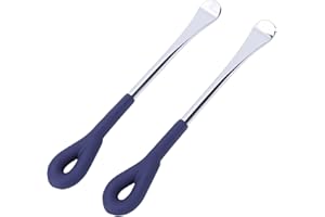 Jonlaki Tire Spoon Levers, 2pcs 10in Heavy Duty Motorcycle Tire Changer Tool with Spoon Shape Design for Replacement, Carbon 