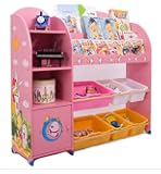 HUBSON Organizer per riporre libri, giocattoli, artigianato, piante in vaso e scaffali per riporre oggetti, 12 cubi in metallo, colore nero e ferro