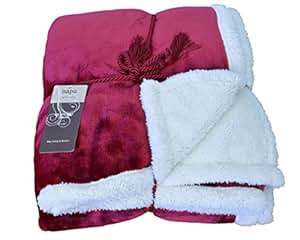 micro flannel reverse to sherpa wine blanke micro flannel reverse to sherpa wine blanke