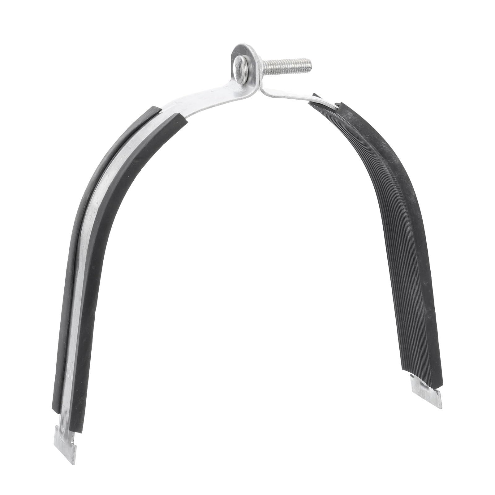 uxcell Rubber Cushion Strut Clamp Fit for 6-1/2" Pipe Cushioned Clamp Strut Rigid Steel Pipe Clamp for Mounting PEX Pipe Tubing to Strut Channels