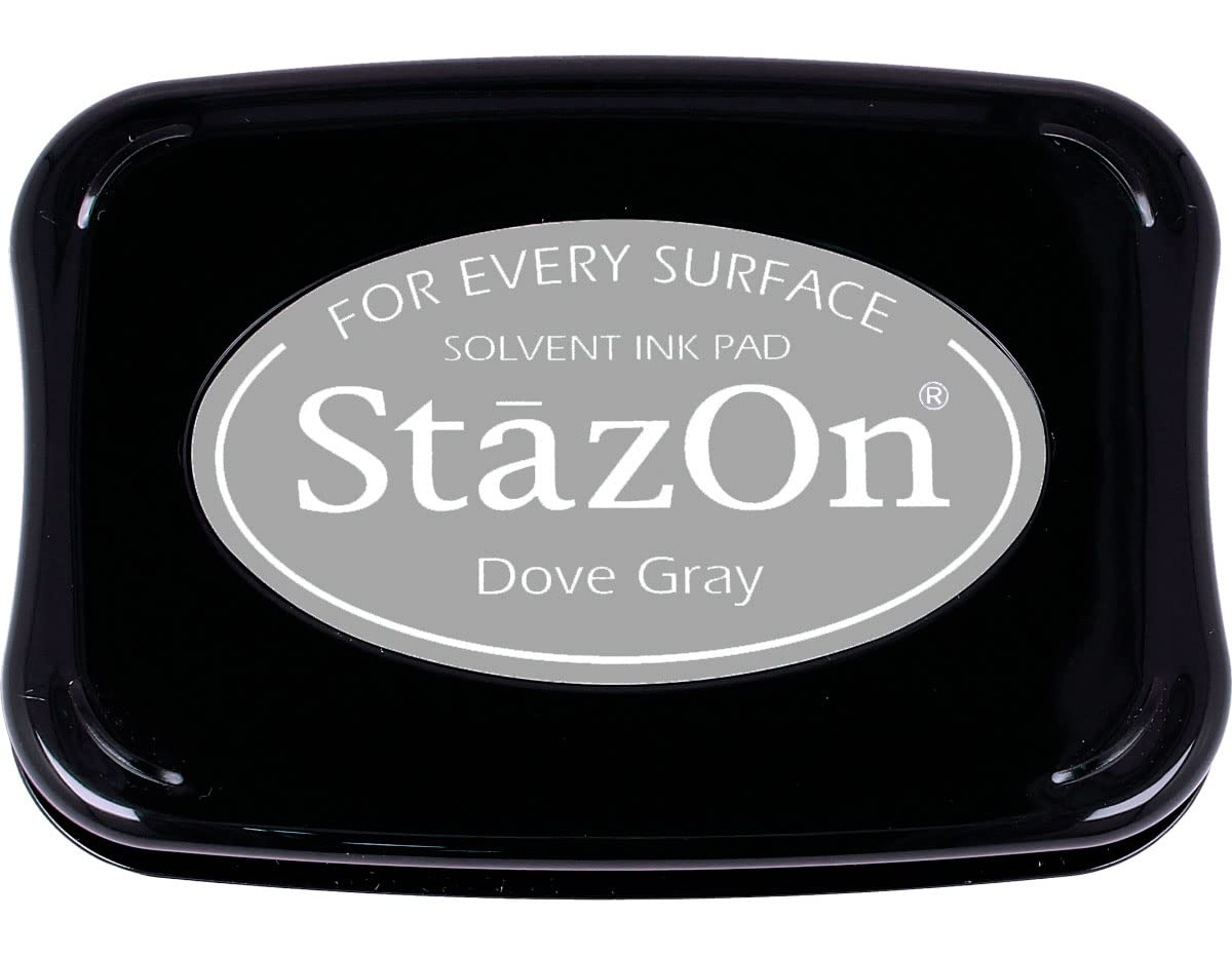 Tsukineko StazOn Stamp Pad, Grey