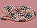 JYX Pearl Long Strand Necklace 7-8m White Black and Pink Cultured Freshwater Pearl Necklace for Women 47
