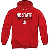 North Carolina State University Official Stacked Unisex Adult Pull-Over Hoodie