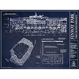 Fenway Park Blueprint Print
