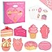 AOJOYS Valentines Day Cards for Kids, 36 Pack Kids Valentines Day Cards with Cute Temporary Tattoos, Pink Envelopes & 80PCS Stickers, Valentines Cards for Classroom Exchange