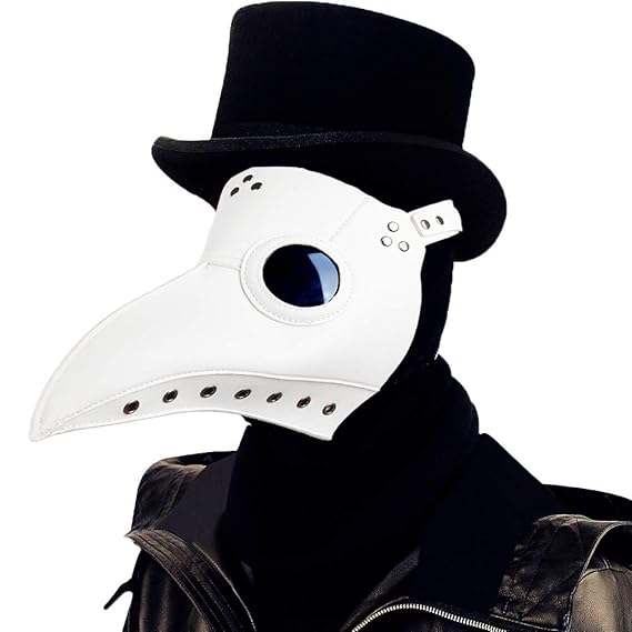 Raxwalker Plague Doctor Bird Mask Long Nose Beak Cosplay Steampunk Halloween Costume Props Costumes Accessories Men Brilliantpala Org