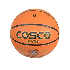 Cosco Super Basket Balls, Size 5 (Orange)