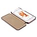 iPhone 6 Plus leather case, Icarercase Premium iPhone 6s Plus Genuine Leather Wallet Case Curve Edge Flip Style, Vintage Folio Cover for Apple iPhone6 Plus 5.5 Inch in Leather (Brown)