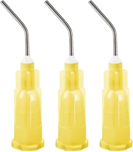 Amazon.com: Dental Pre Bent Needle Tips 100 Tips 22 Ga./Gray