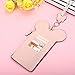Neck Pouch, Charminer Women Cute Animal Shape Lanyard Phone Purse Neck Bag Travel Documents, Card Holder Coin Purse Neck Bag for 4.7/5.5in Phones Light Pink 5.5in