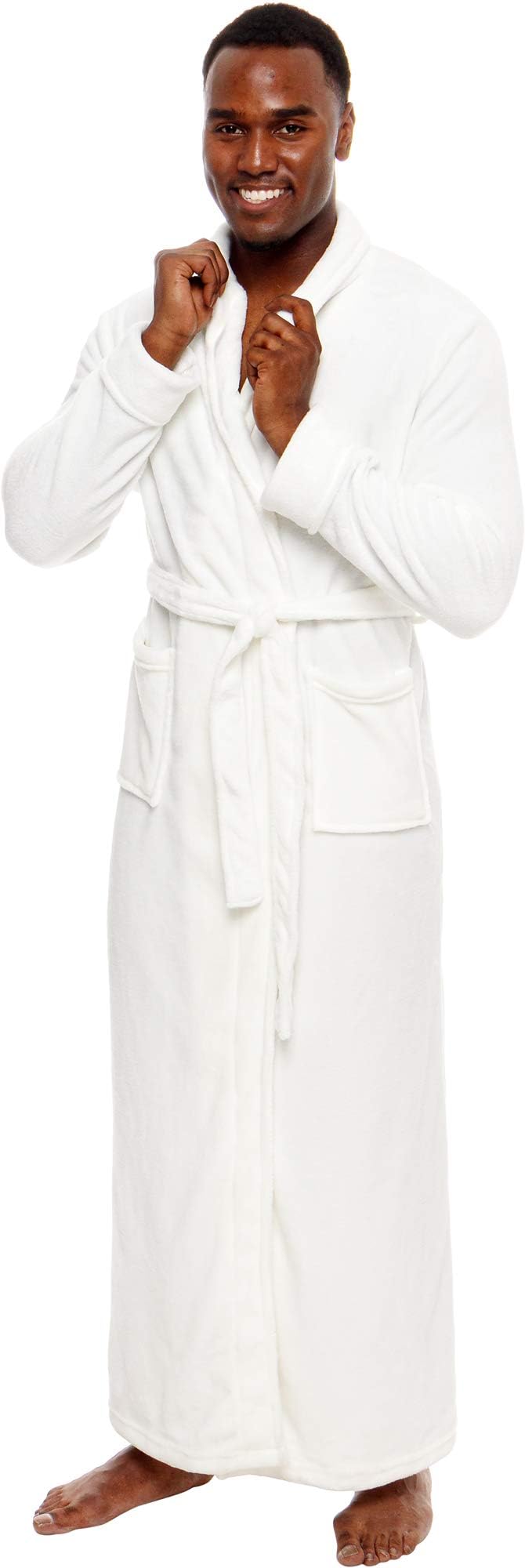 Men's Big and Tall Full Length Long Bathrobe House Coat Pajamas