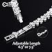 T400 Tennis Bracelet for Women AAA Cubic Zirconia Wedding Gift for Brides Bridesmaid