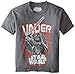 Star Wars Big Boys' Darth Vader T-Shirt, Charcoal, X-Large/18-20