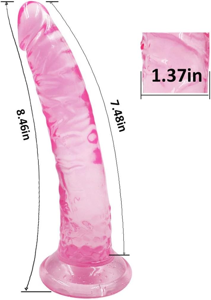 8.5 Inch Realistic Silicone Long Waterproof High Quality Safety Suction Cup Soft Dì-dlõš for Women Female Couples MVXI001