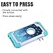 iPod 4 Case, iPod Touch 4 Case, MagicSky [Shock Absorption] Studded Rhinestone Bling Hybrid Dual Layer Armor Defender Protective Case Cover for iPod Touch 4th Generation (Mermaid)