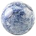 Crystal Allies Gallery: Natural Blue Calcite Ball Sphere w/Authentic Stone Card