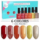 Nail Gel Polish Kit UV LED Soakoff Gel 6.Bot F824