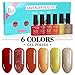 Nail Gel Polish Kit UV LED Soakoff Gel 6.Bot F824