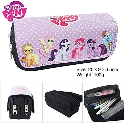 Lcrystal for My Little Pony Stationary Pencil Holder Bag, Packing Organizer, Cosmetic Bag, Animation Purse
