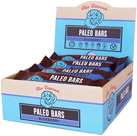 Paleo Bars, Blueberry & Macadamia, Vegan, Gluten Free - 1.6oz (12 Pack)