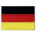 EmbTao Germany Flag Embroidered Emblem German Applique Iron On/Sew On Patch